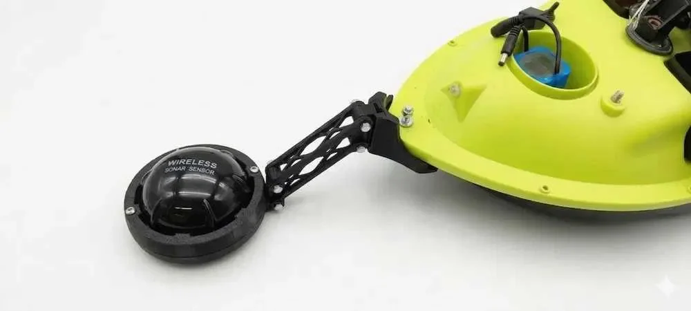 Uchwyt Mocowanie echosondy Wireles Sonar sensor do łódki zanętowej TyłPrzód — zdjęcie 6